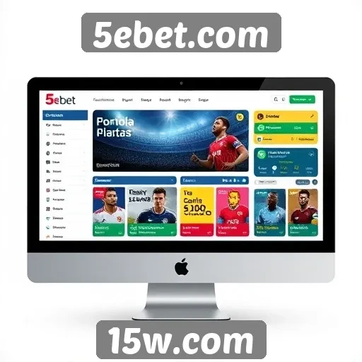 Interface do 5ebet.com passa por atualização